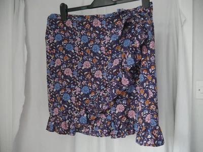 £12 • Buy Floral Rara Skirt Size 16 Short Flower Pattern George Classic Summer Party