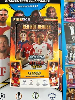 Mega Tin 1 Fire & Ice New & Sealed- Match Attax Extra 2023 / 2024 23 / 24 • £14.99