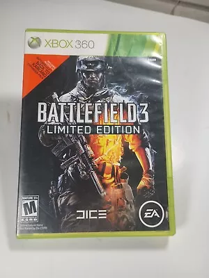 Battlefield 3 Limited Edition  Xbox 360 Both Disks & Case Cib  • $8.97