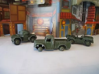 Vintage Dinky  Toys Army Scout And Truck Restoration Lot Made In England • $8.83