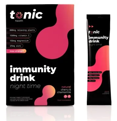 Tonic Health Night Time Immunity Cherry & Chamomile - 10 Sachets • £3.29