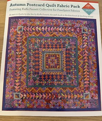 Kaffe Fassett Quilt Kit Autumn Postcard 84.5” X 84.5” Finished Size New • £89.99