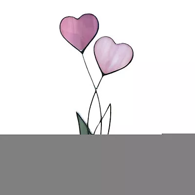 Heart-Shaped Metal Stake Colored Garden Stake Decoration Metal Yard Art Ornament • $14.79