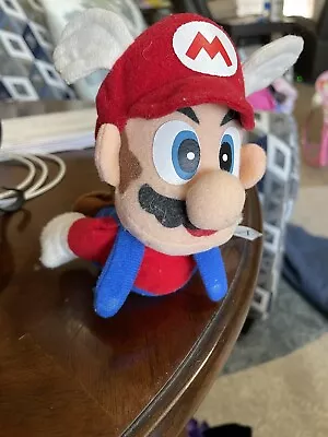 Vintage 1997 Super Mario 64 Flying Cap Plush BD&A Nintendo Plush Toy • $22