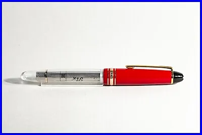Unique LeGrand Bright Red & Transparent MONTBLANC Masterpiece 162 Rollerball Pen • $2449
