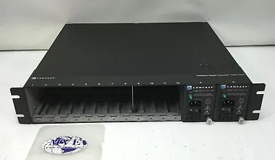 Lancast Intelligent Media Converter 7500-12hs Chassis W/ Power Supplies • $219.99