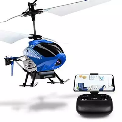  U12S Mini RC Helicopter With Camera Remote Control Helicopter For Kids Blue • $66.05