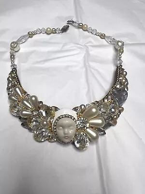 Vintage 1988 Wendy Gell Angel Face Necklace  • $92