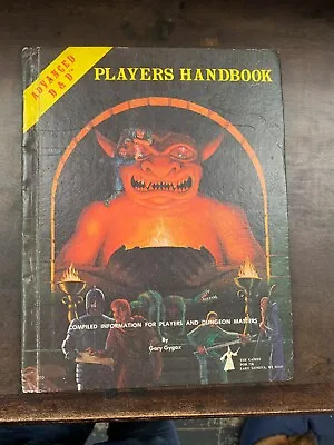 Player's Handbook-1978 6th Printing - Advanced Dungeons & Dragons -  Gary Gygax • $79.99