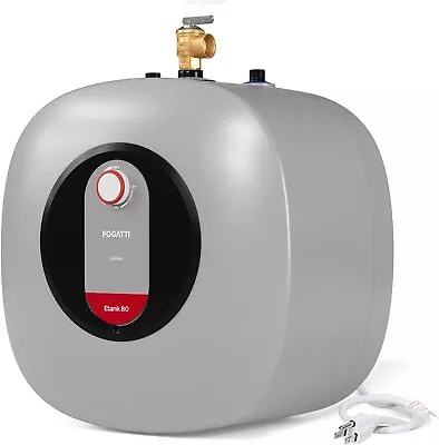 FOGATTI Electric Mini-Tank Water Heater Point Of Use Instant Hot 8 Gal RV Sink • $239.99