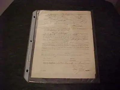 $600 • Buy 1863 Civil War Discharge Autographed Signed By General William Thomas Ward  