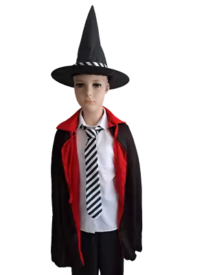 Worst Witch Costume Mildred Hubble Character Book Week Fancy Dress Tie Hat Cloak • £7.95