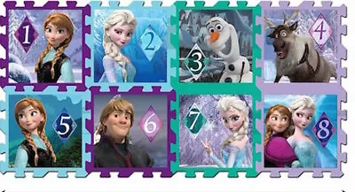 £8.99 • Buy Disney Frozen Interlocking Soft Eva Play Area Mat Gym Foam Jigsaw Floor 