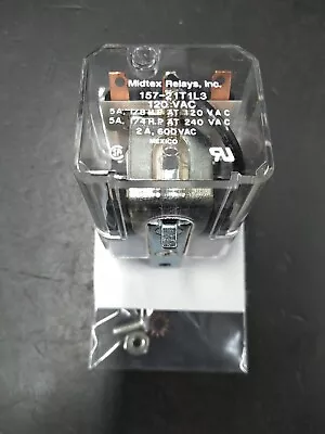 Midtex 157-21T1L3 Relay 5-Pin 120VAC General Purpose • $15