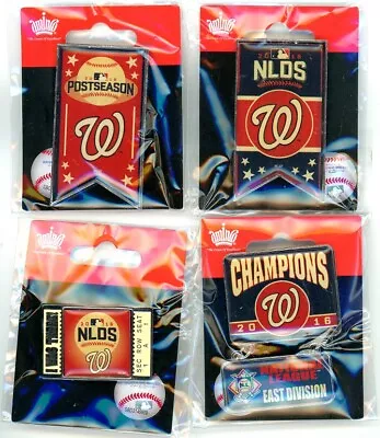 Nationals 2016 MLB Playoff Pin Choice Postseason Pins Washington NL East NLDS • $8.50