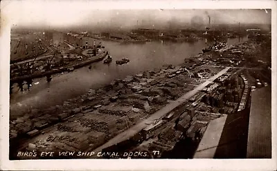 Manchester. Bird's Eye View Ship Canal Docks # 77. • £11