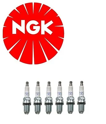 NGK Set Of 6 Spark Plugs Laser Platinum Resistor Made In Japan 3199 BKR6EQUP • $69.08