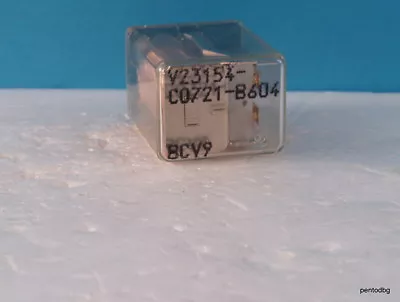 $60 • Buy Relay V23154-C0721-B604  Siemens / Kammrelais Coil 24VDC 36V 0.2A Gold F Contact