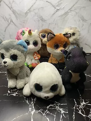 TY Beanie Boos Bulk Lot Of 8 Assorted Plush Toys Pre-owned Collectible • $24.99