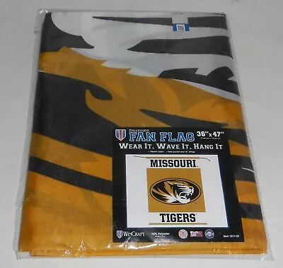 University Of Missouri Mizzou Tigers 36  X 47  House Banner Fan Flag By WinCraft • $14.71