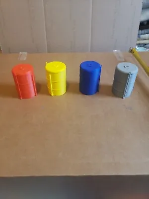 N Scale 1/160 4 Pack Multi Color Oil/Storage Tanks 3d Printed For Layout  • $16.99