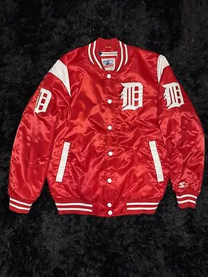 🔥 Starter Detroit Tigers MLB Varsity Jacket Size S M 2XL & 3XL • $187