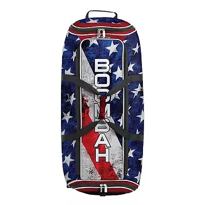 Boombah Brute 2.0 Rolling Baseball/Softball Wheeled Duffle Bat Bag - USA Stars • $164.04