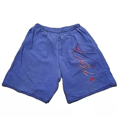 Vintage 90s Nike Air Jordan Flight Shorts Basketball Bottoms USA Made Size XL • $29.99