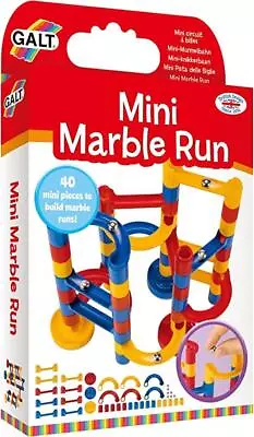 Galt Toy Mini Marble Run Construction Kit Kid Fun Creative Craft Activity Age 5+ • £8.99