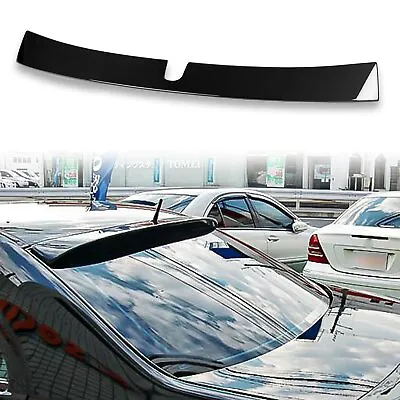 Painted ABS Roof Spoiler For Mercedes Benz W203 01-07 Sedan Gloss Black 040 • $149.99