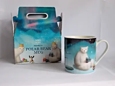 Marks And Spencer  M&S Home  Novelty Polar Bear Mug Boxed • £12