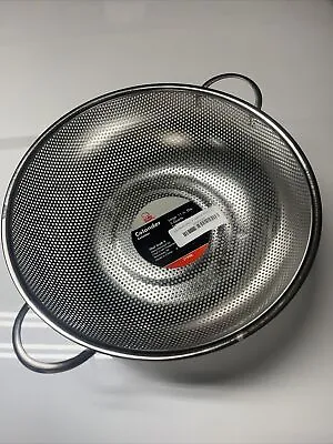 Chef Craft Select Microperforated Colander 5 Quart Stainless Steel - NEW • $7
