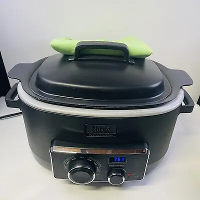 Ninja 3 In 1 Cooking System MC702 15 Multi Cooker 1200W 6 Quarts W/ Liner Tested • $79.97