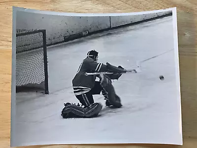 1972 Dallas Blackhawks Hockey Goalie Michel Dumas + Roster Ex-mt • $6