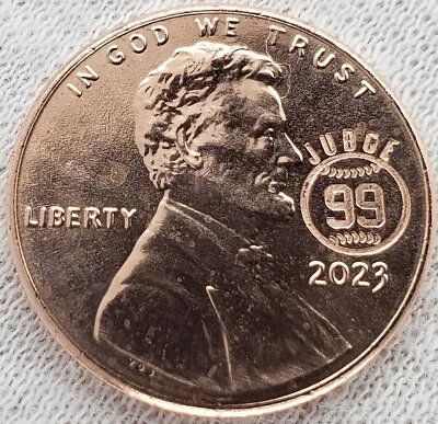 Aaron Judge 2023 Baseball Coin #99 New York Yankees HOF Sports Memorabilia Gift! • £1.73