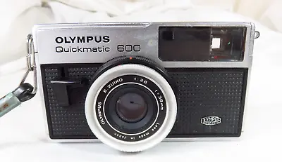 Vintage Olympus Quickmatic 600 Film Camera 1:2.8 F =38mm Zuiko Lens • $13.50