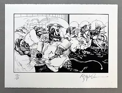 Ralph Steadman  Lizard Lounge Vegas  SIGNED Limited Edition #177 Of 250 - Gonzo • £723.85