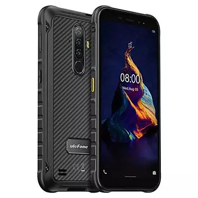 Ulefone Armor X8 Rugged Phone 4GB+64GB Triple Back Cameras IP68/IP69K Waterpro • £150.19