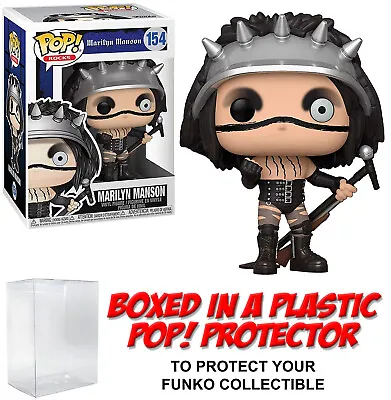 Funko POP! Rocks ~ MARILYN MANSON (#154) W/POP PROTECTOR ~ Heavy Metal • $28.89