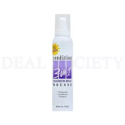 Condition 3-N-1 Mousse 6 Ounce Maximum With Sunscreen 6oz • $33.99