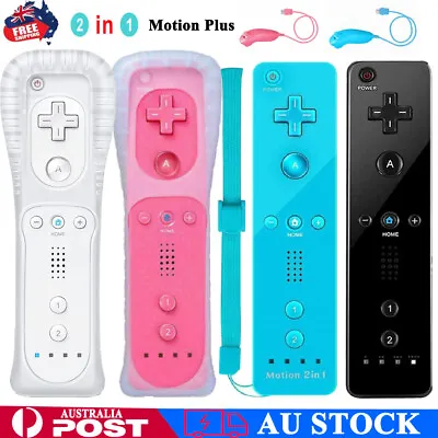 Wii Motion Plus Wireless Remote Controller Nunchuck For Nintendo Wii&Wii U Games • $15.99