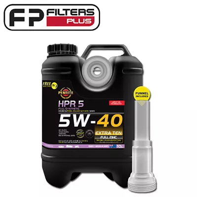 HPR05010 Penrite HPR 5W40 Engine Oil 10 Litres - Full Synthetic - Full Zinc • $229.95