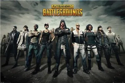 PUBG - Group POSTER 61x91cm NEW PlayerUnknown's Battlegrounds • $12.95