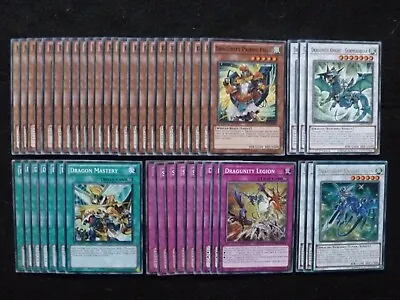 Yu-gi-oh Pre-owned 46 Card Dragunity Knight Deck  Ready To Play • £24.80