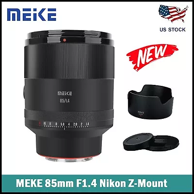 Meike 85mm F1.4 AF Full Frame STM Large Aperture Portrait Lens For Nikon Z Mount • $469.99