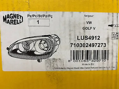 Magneti Marelli Left Headlight -#710302497273 / LUS4912 -Fits Volkswagen • $349.95