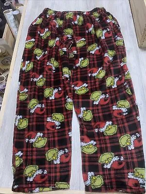 Dr. Seuss The Grinch Lounge Christmas Pants Size Medium Very Soft • $0.99