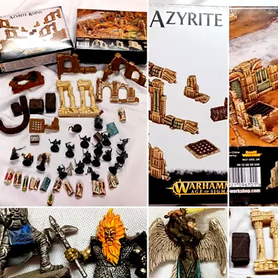 Azyrite Ruins With Extras Large Walls Scenery Chest Terrain Games Workshop Pics • $125