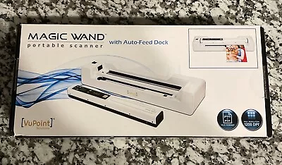 VuPoint Magic Wand Portable Handheld Scanner + Auto-Feed Dock Complete In Box • $59.99