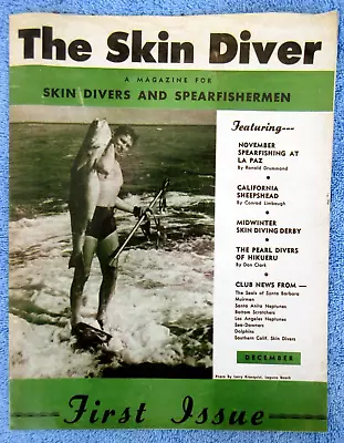 Vintage 2001 Scuba 1951 Skin Diver Magazine 1st Issue Reprint 50th Anniversary • $20